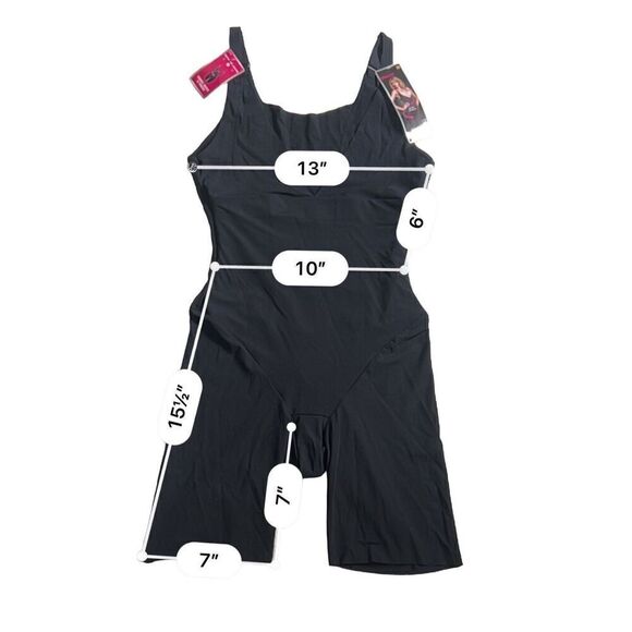 Madeinform black Shapewear Bodysuit size M - Picture 4 of 6